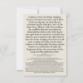 Apostel Crewgebet (Rückseite)