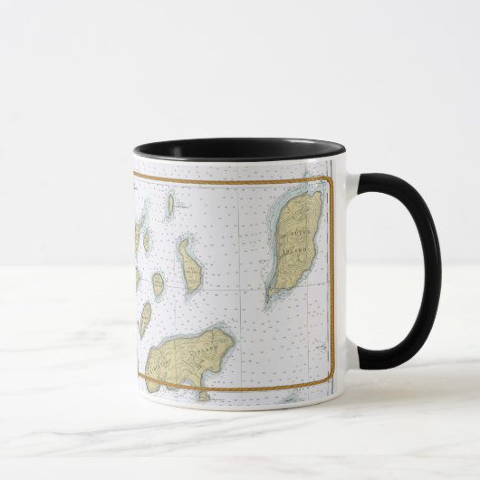 Apostel-Insel-Seediagramm-Mug See-Vorgesetzter Tasse (Rechts)