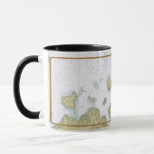 Apostel-Insel-Seediagramm-Mug See-Vorgesetzter Tasse (Links)