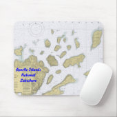 Apostel-Insel-Staatsangehörig-Lakeshore Mousepad (Mit Mouse)
