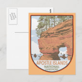 Apostel Islands National Lakeshore Postkarte (Vorne/Hinten)