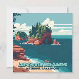 Apostel Islands National Lakeshore Wisconsin Retro