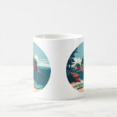 Apostel Islands National Lakeshore Wisconsin Retro Kaffeetasse (Mittel)