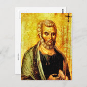 Apostel Peter Icon Orthodox Christlich Postkarte (Vorne/Hinten)