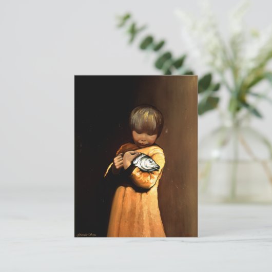 Apostel Peter Postkarte (Stehend Vorderseite)