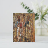 Apostel Peter und Paul Byzantine Icon Postkarte (Stehend Vorderseite)