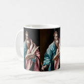 Apostel St. Matthäus von El Greco Kaffeetasse (Vorderseite Links)