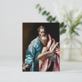Apostel St. Matthäus von El Greco Postkarte (Stehend Vorderseite)