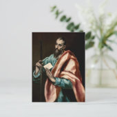 Apostel St. Paulus von El Greco Postkarte (Stehend Vorderseite)
