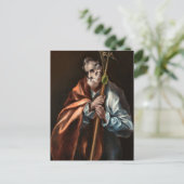 Apostel St. Thaddeus von El Greco Postkarte (Stehend Vorderseite)