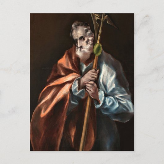 Apostel St. Thaddeus von El Greco Postkarte (Vorderseite)
