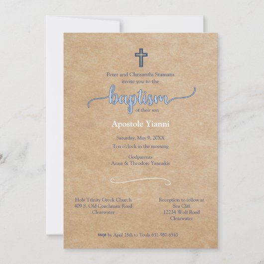 Aposteleinladung Einladung (Vorderseite)