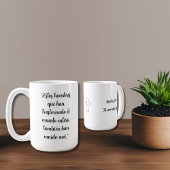 Apostelgeschichte 17 spanischer Bibelvers Kaffeetasse