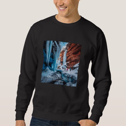 Apostelinseln Eishöhlen Wisconsin Sweatshirt (Vorderseite)