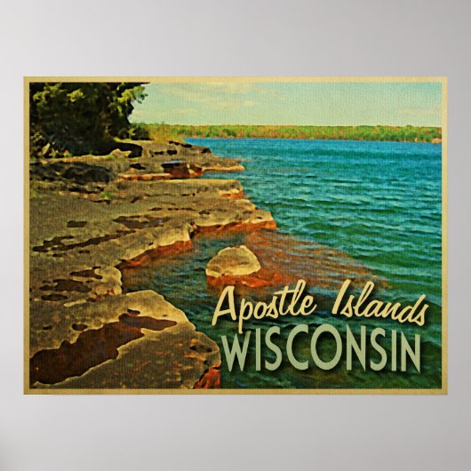Apostelinseln Wisconsin Poster (Vorne)