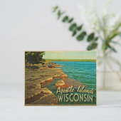 Apostelinseln Wisconsin Postkarte (Stehend Vorderseite)