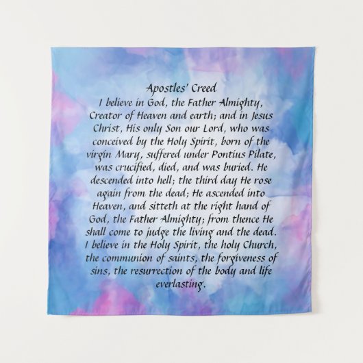 Apostelverstand Wandteppich (Vorderseite)