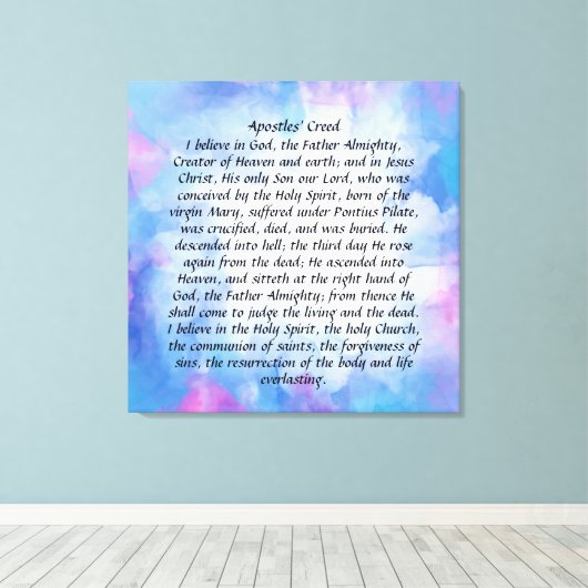 Apostelwerbung Leinwanddruck (Insitu (Holzboden))