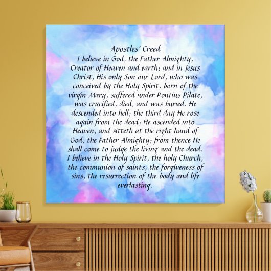 Apostelwerbung Leinwanddruck (Insitu (Wohnzimmer))