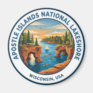 Apostle Islands National Lakeshore, Wisconsin Magnet