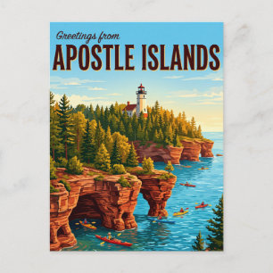 Apostle Islands National Lakeshore Wisconsin Postkarte