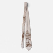 Apostle Jacobus Sforza Burg, Leonardo da Vinci Krawatte (Rückseite)