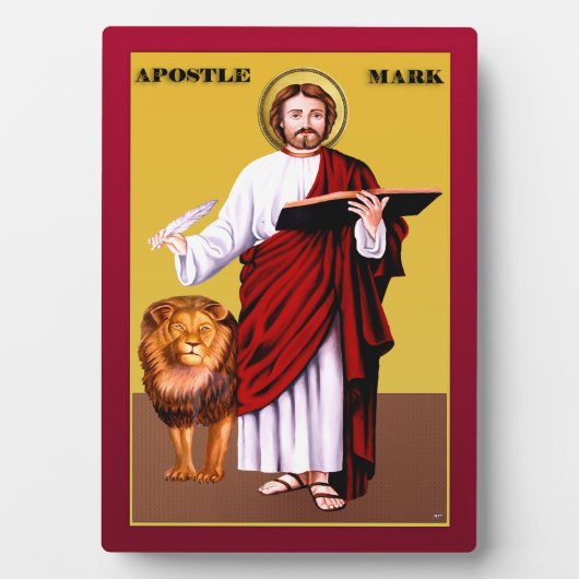 Apostle Mark Apostol Marko Fotoplatte (Vorderseite)