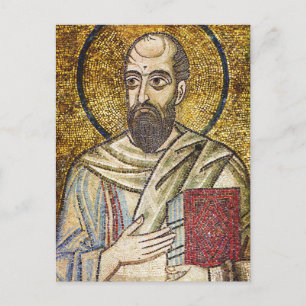 Apostle Paul Byzantine Mosaikikon Postkarte