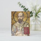 Apostle Paul Byzantine Mosaikikon Postkarte (Stehend Vorderseite)