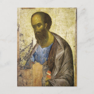 Apostle Paul von Andrei Rublev Postkarte