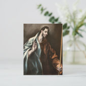 Apostle St. Thomas by El Greco Postkarte (Stehend Vorderseite)