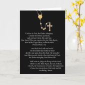 "Apostles Creed" Gebet Karte (Gelbe Blume)