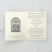 Apostolische Entschuldigung Langes lateinisches Ge (Innenseite)