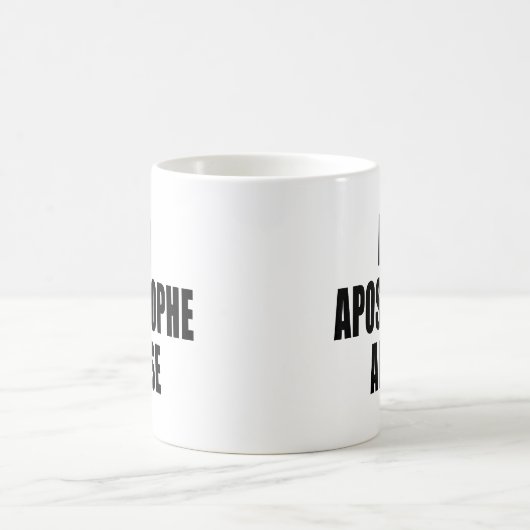 Apostroph-Missbrauchs-Tasse Kaffeetasse (Mittel)