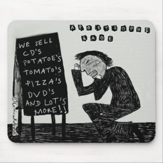 Apostroph-Raserei Mousepad