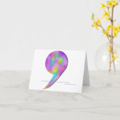 Apostrophe Karte (Gelbe Blume)