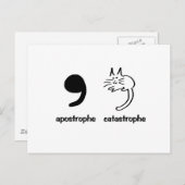 Apostrophe Postkarte (Vorne/Hinten)