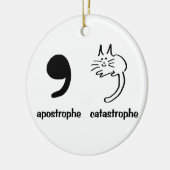 Apostrophkatastrophe Keramikornament (Links)