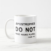 Apostrophverwendung Kaffeetasse (Links)