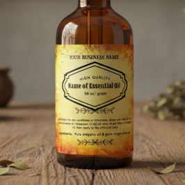 Apothecary Essential oil Apothecary Labels Alkoholflaschenetikett