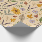 Apothecary Fall Floral Botanical Pattern Geschenkpapier (Ecke)