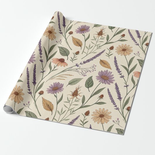 Apothecary Herb Garden Vintage Wrap Geschenkpapier (Ungerollt)