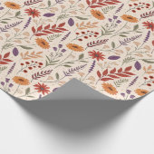 Apothecary Herbal Bloom Cream Pattern Geschenkpapier (Ecke)