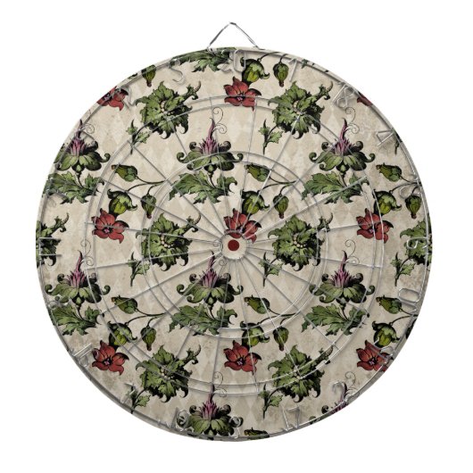 Apothecary Hexe Pflanze | Steampunk Botanische Krä Dartscheibe (vorne)