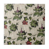 Apothecary Hexe Pflanze | Steampunk Botanische Krä Fliese (Vorderseite)