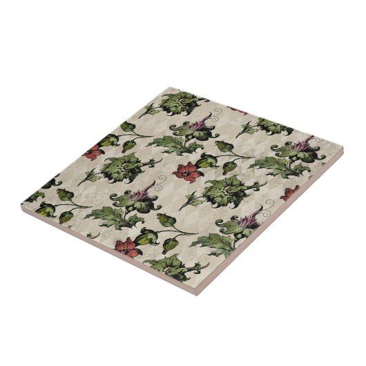 Apothecary Hexe Pflanze | Steampunk Botanische Krä Fliese (Seite)