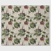 Apothecary Hexe Pflanze | Steampunk Botanische Krä Geschenkpapier (Flach)