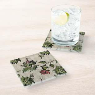 Apothecary Hexe Pflanze   Steampunk Botanische Krä Glasuntersetzer