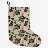 Apothecary Hexe Pflanze | Steampunk Botanische Krä Kleiner Weihnachtsstrumpf (Vorderseite)