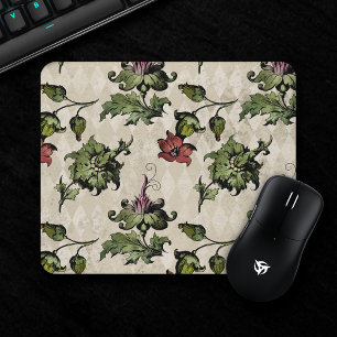 Apothecary Hexe Pflanze   Steampunk Botanische Krä Mousepad